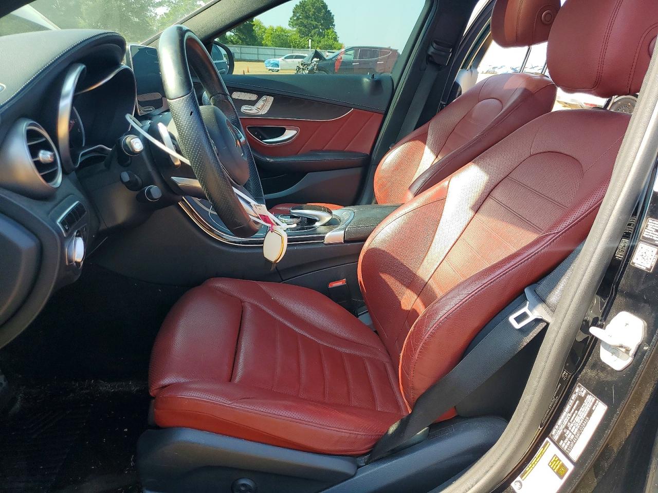 2015 Mercedes-benz C 300 4matic Black vin: 55SWF4KB4FU028469