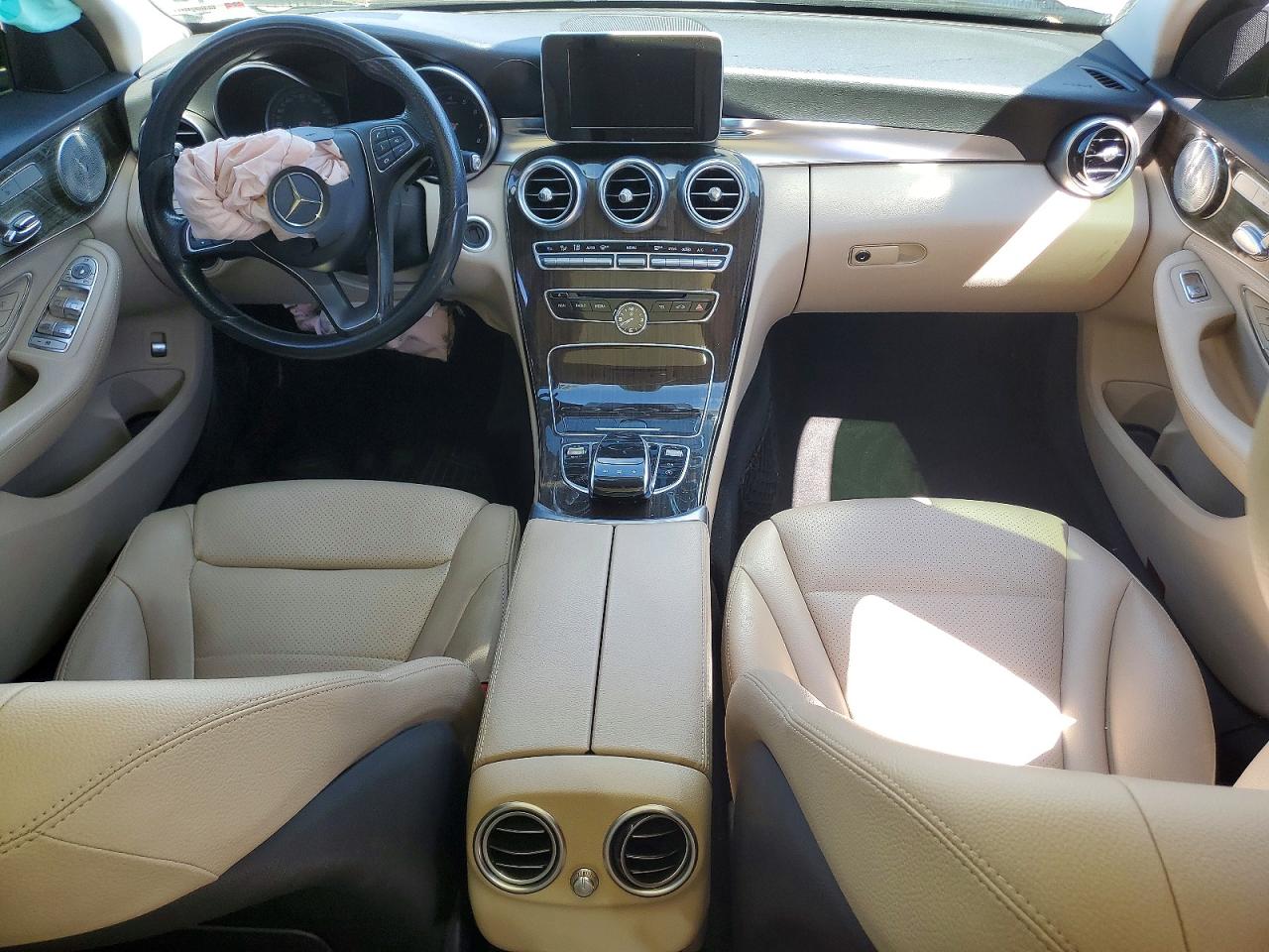 2015 Mercedes-benz C 300 4matic Blue vin: 55SWF4KB4FU029895