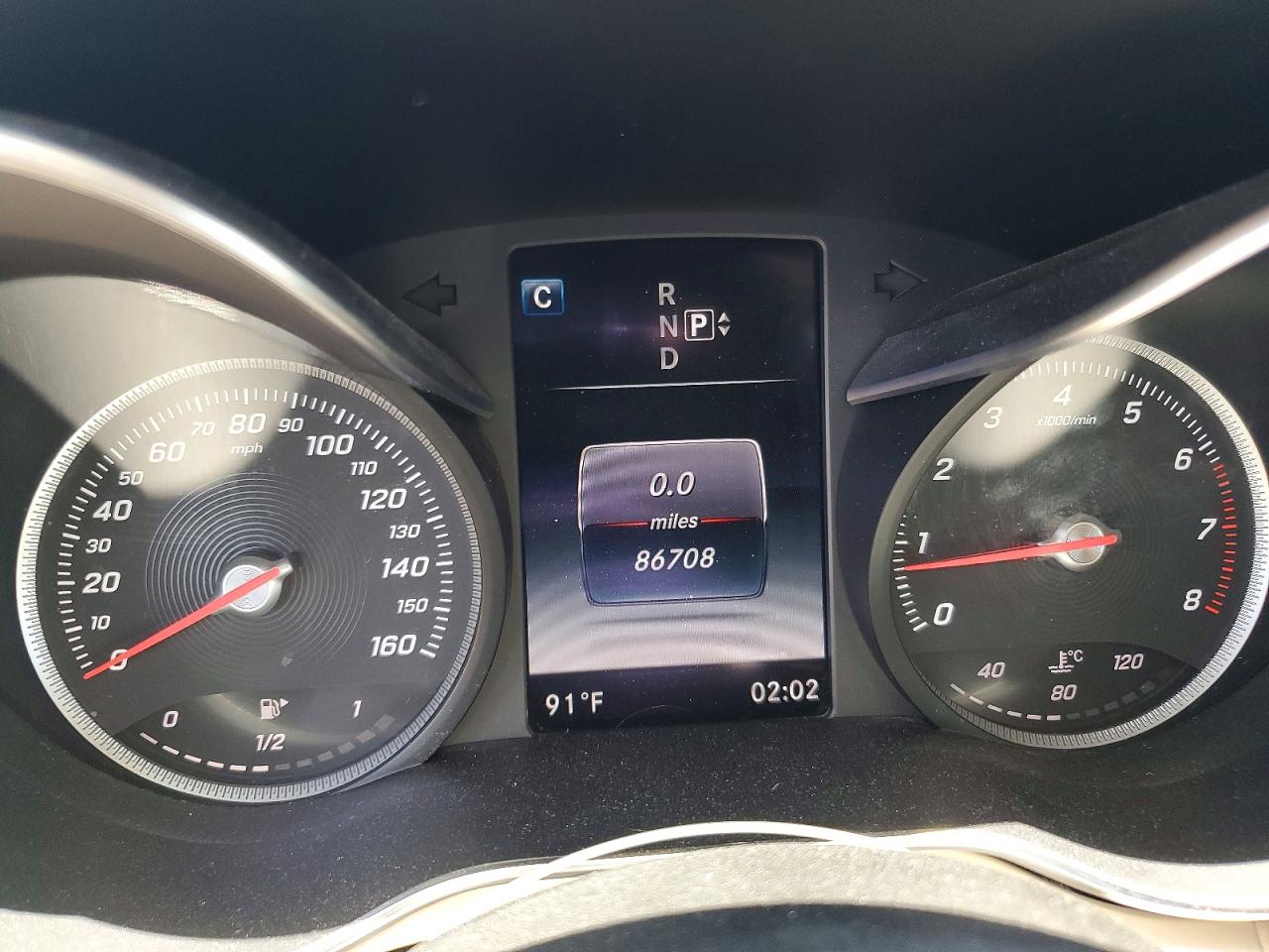 2015 Mercedes-benz C 300 4matic Белый vin: 55SWF4KB4FU032487