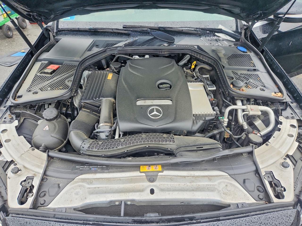 2015 Mercedes-benz C 300 4matic Black vin: 55SWF4KB4FU048902