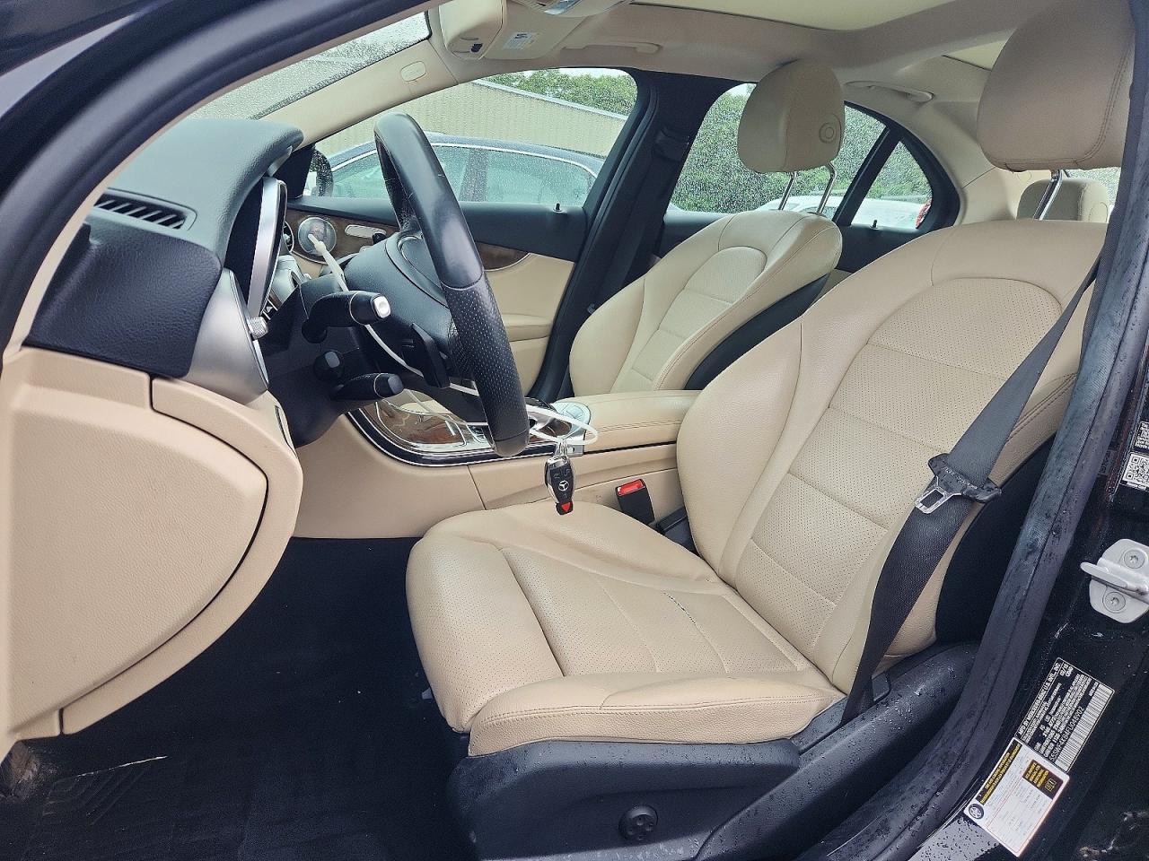 2015 Mercedes-benz C 300 4matic Black vin: 55SWF4KB4FU048902