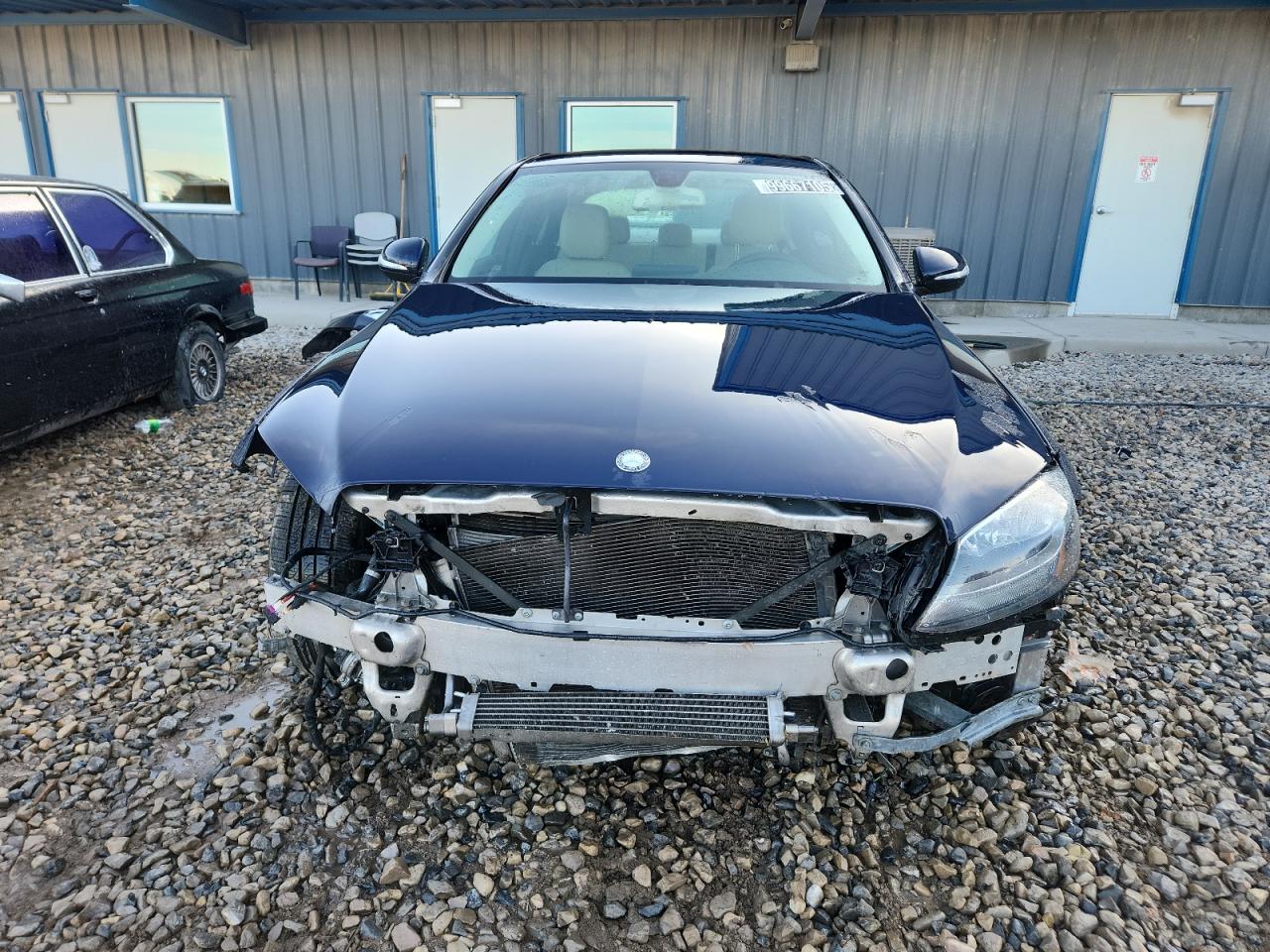 2015 Mercedes-benz C 300 4mat Blue vin: 55SWF4KB4FU075050 Damage: Grille, Missing, Replacement Required