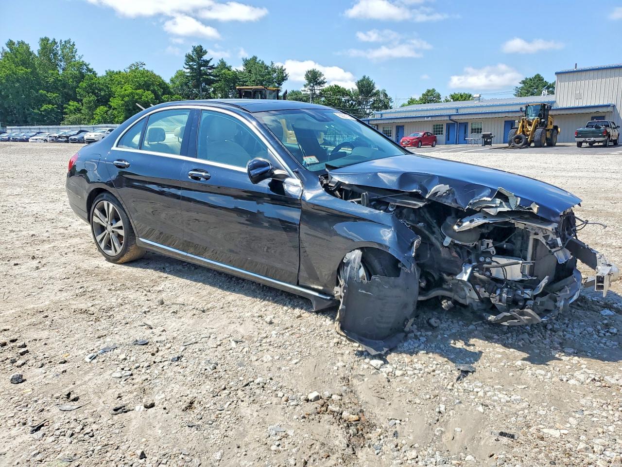 2017 Mercedes-benz C 300 4matic Black vin: 55SWF4KB4HU205105
