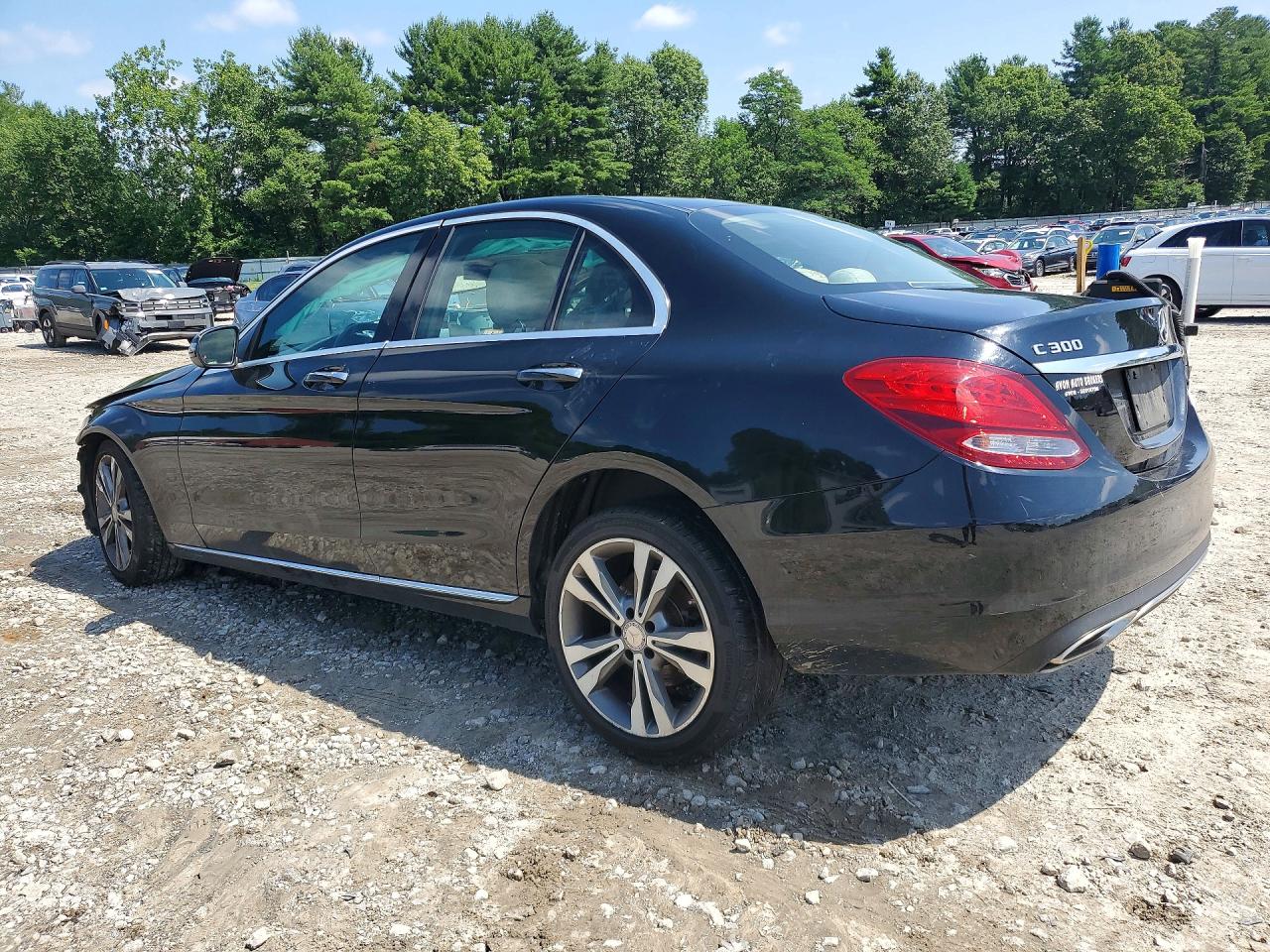 2017 Mercedes-benz C 300 4matic Black vin: 55SWF4KB4HU205105