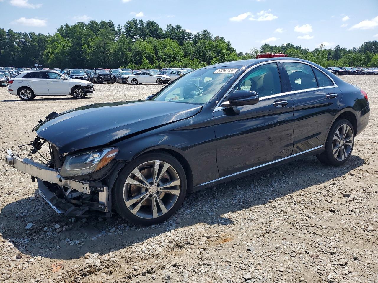 2017 Mercedes-benz C 300 4matic Black vin: 55SWF4KB4HU205105