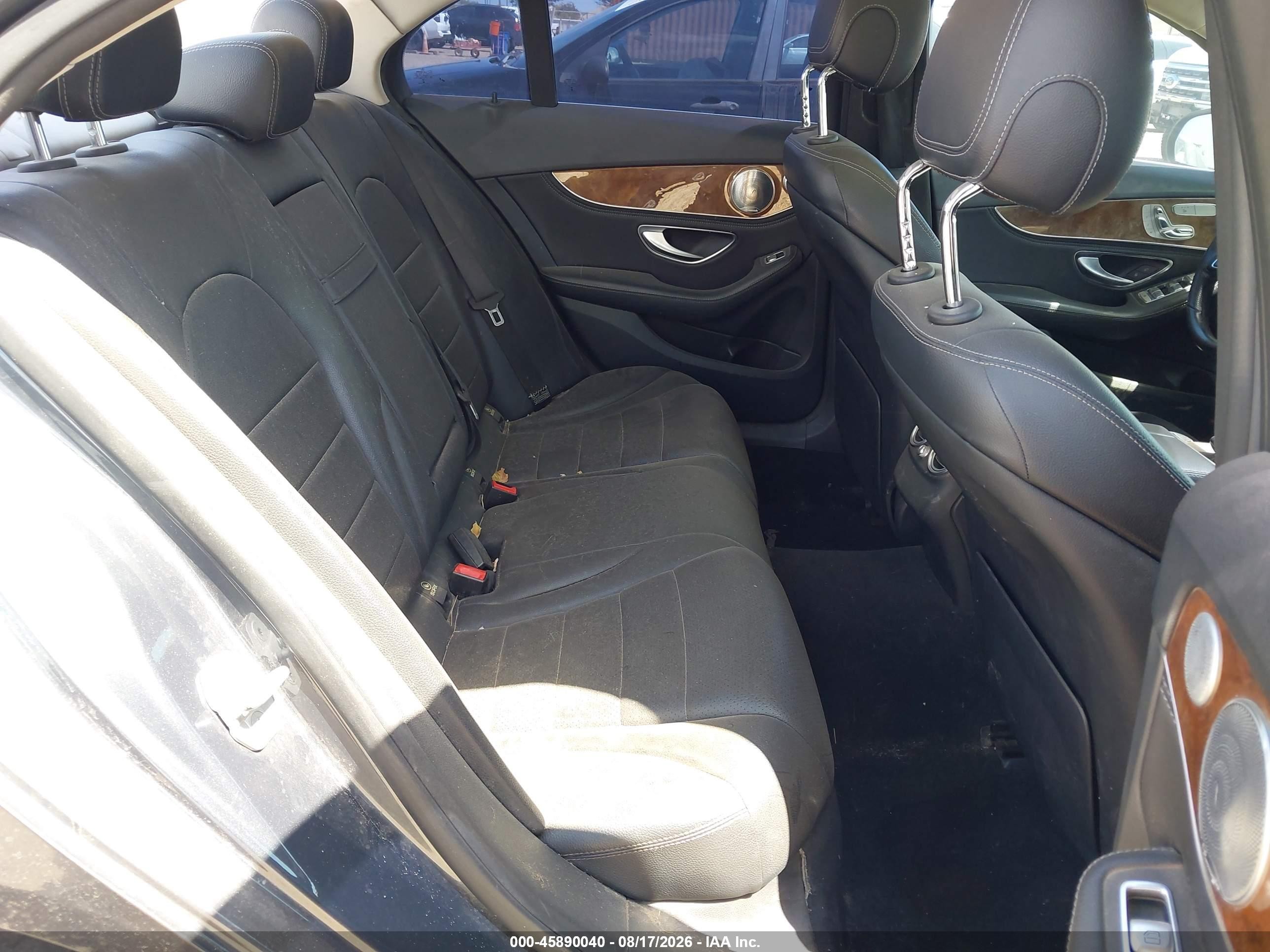 2015 Mercedes-benz C 300 4matic Gray vin: 55SWF4KB5FU001233