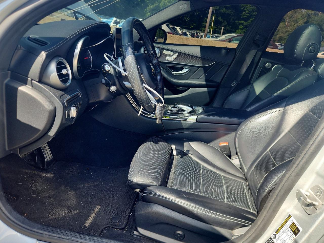 2015 Mercedes-benz C 300 4matic Silver vin: 55SWF4KB5FU006707