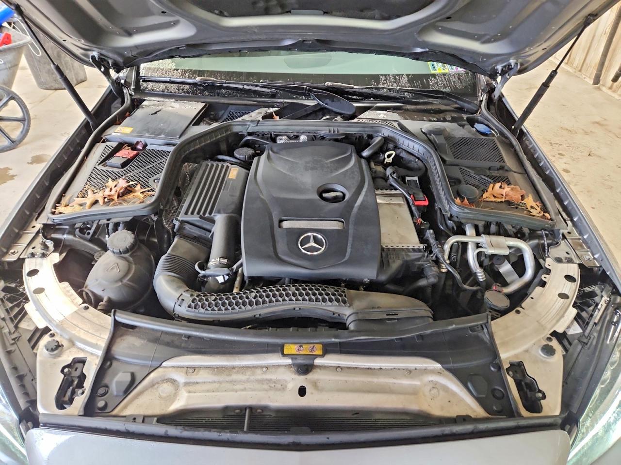 2015 Mercedes-benz C 300 4matic Gray vin: 55SWF4KB5FU011549