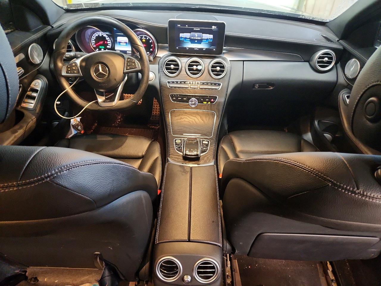 2015 Mercedes-benz C 300 4matic Gray vin: 55SWF4KB5FU011549