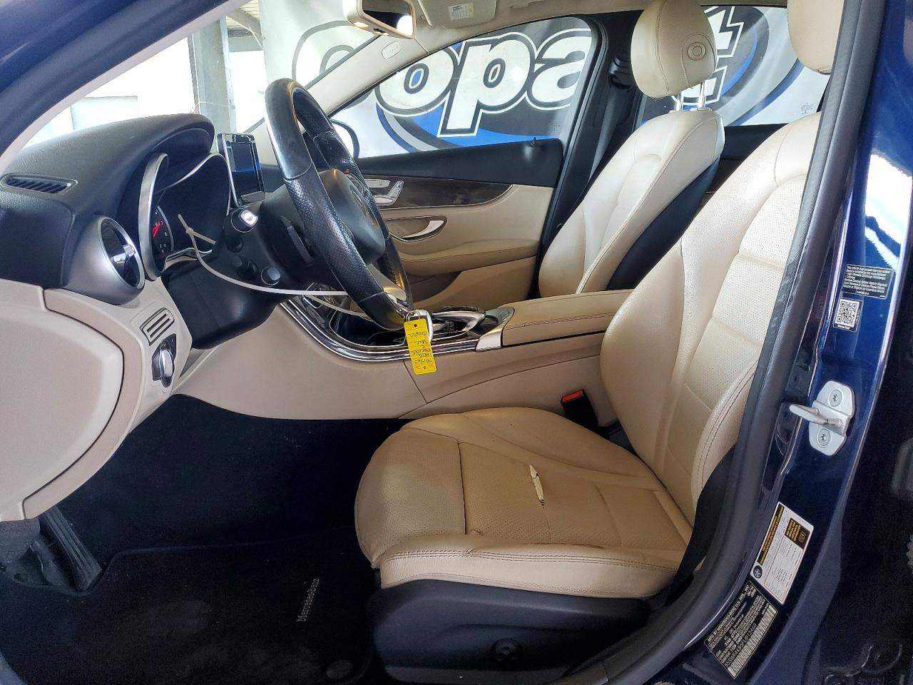 2015 Mercedes-benz C 300 4matic Blue vin: 55SWF4KB5FU012460