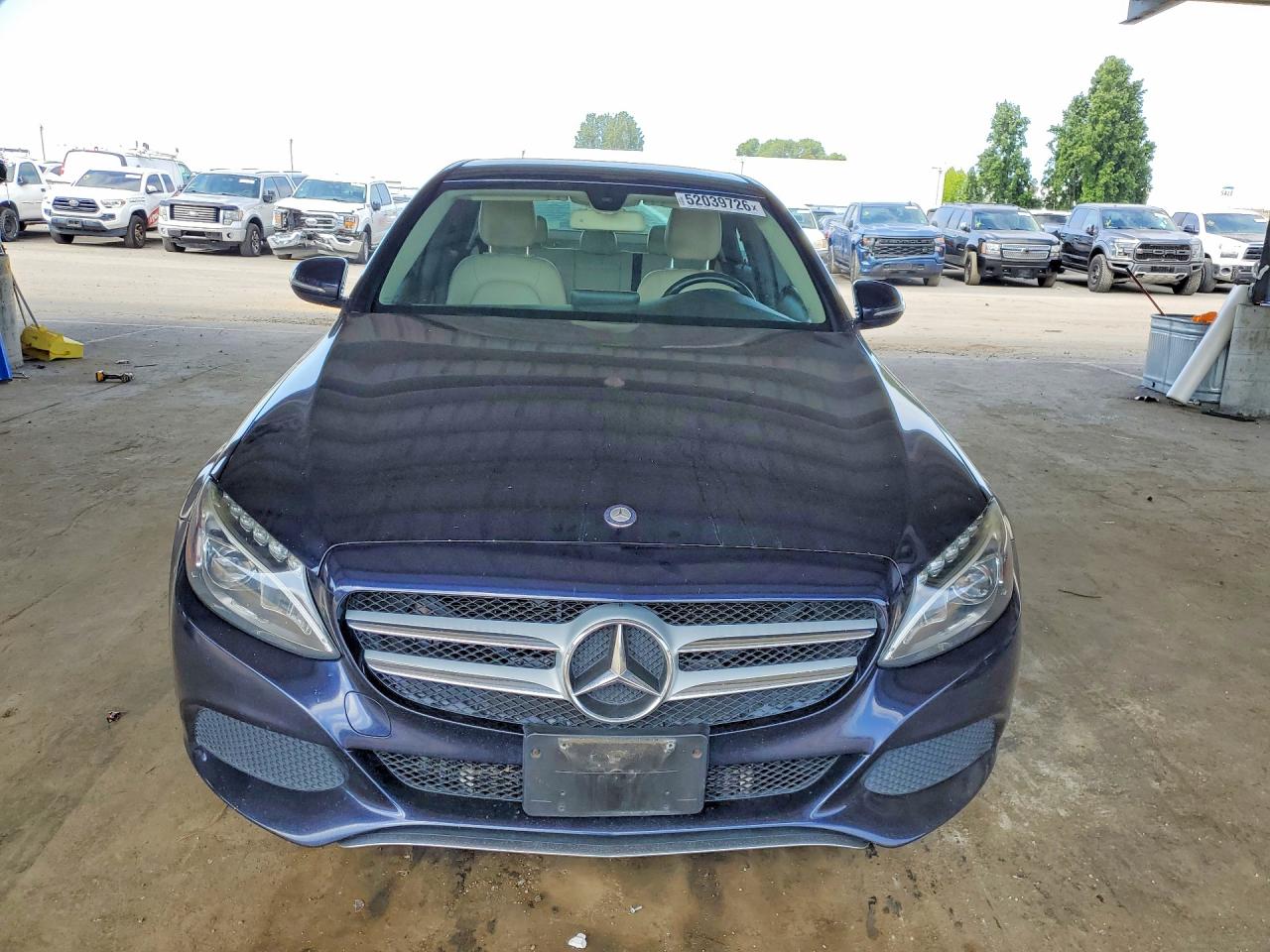2015 Mercedes-benz C 300 4matic Blue vin: 55SWF4KB5FU012460