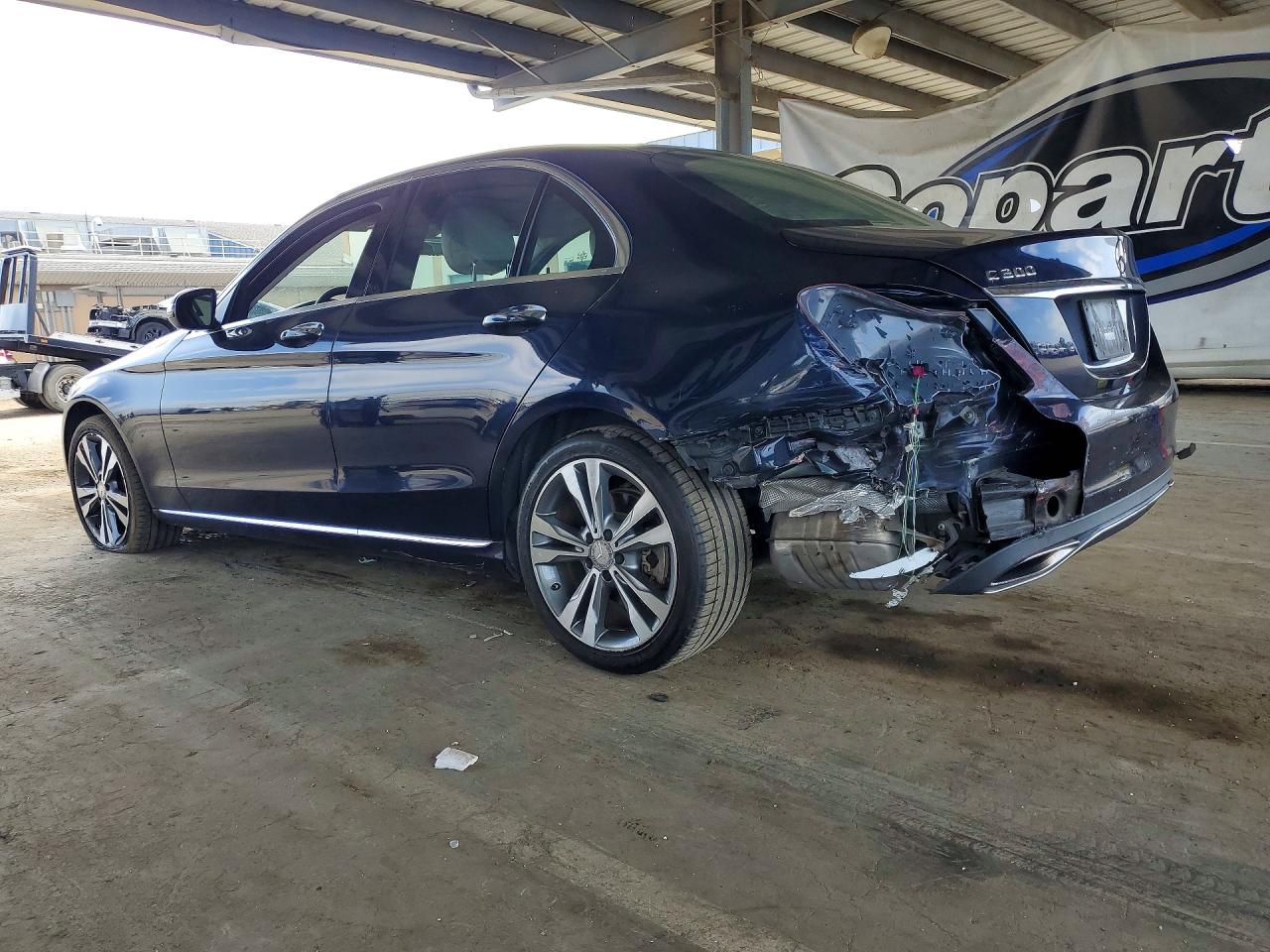 2015 Mercedes-benz C 300 4matic Blue vin: 55SWF4KB5FU012460