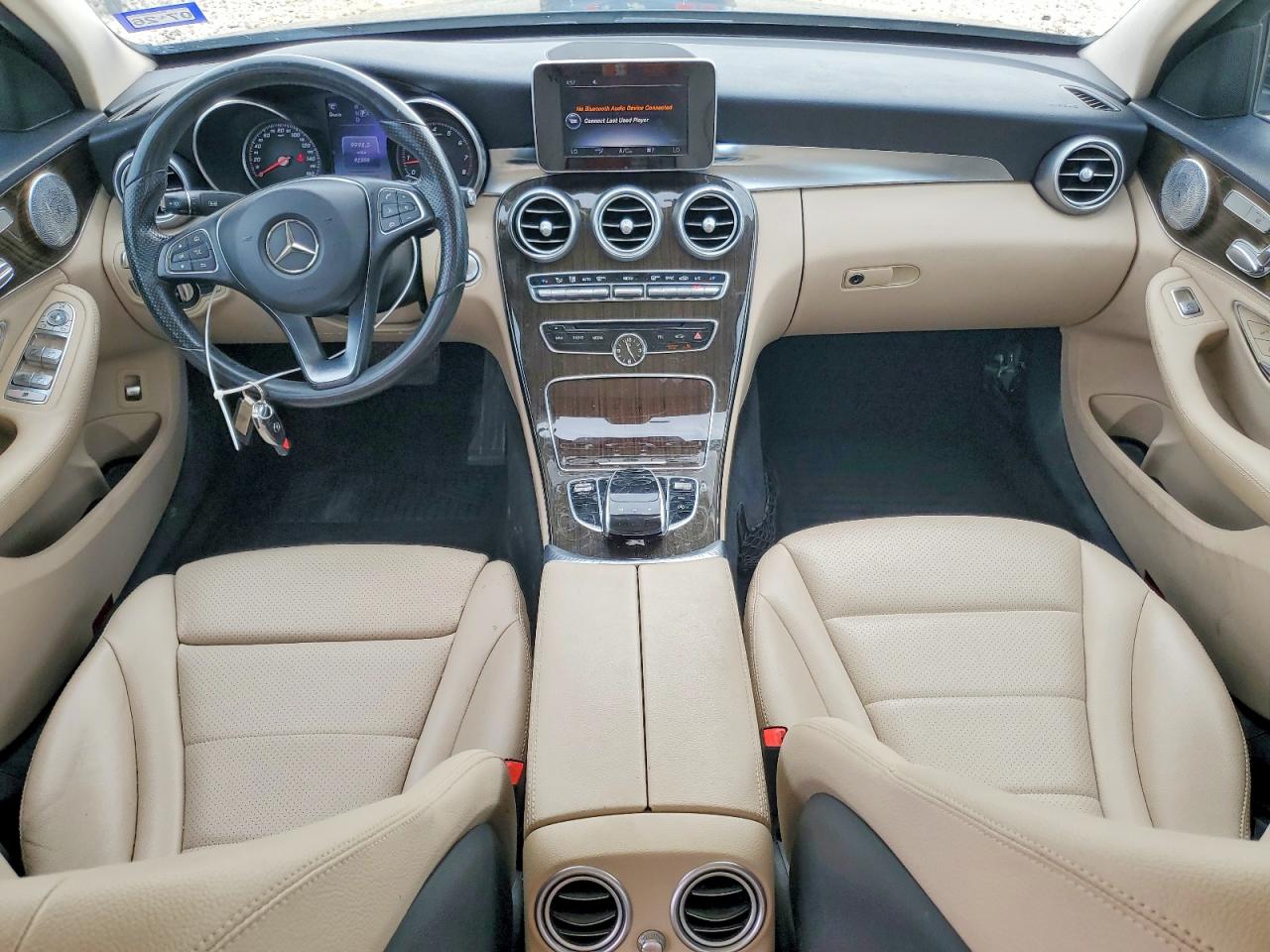 2015 Mercedes-benz C 300 4matic Black vin: 55SWF4KB5FU012717
