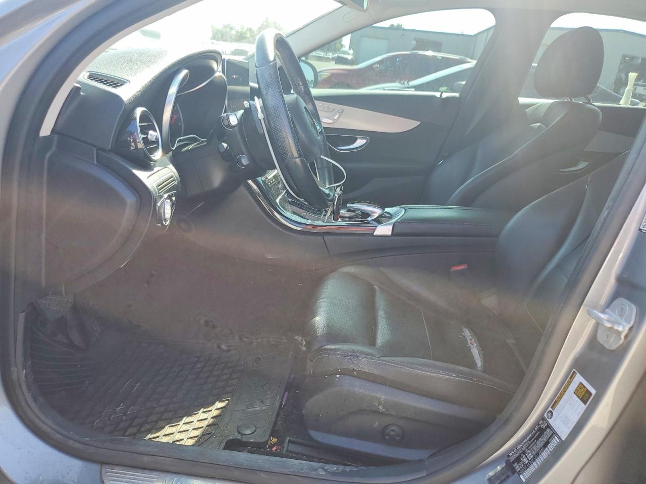2015 Mercedes-benz C 300 4matic Silver vin: 55SWF4KB5FU013866
