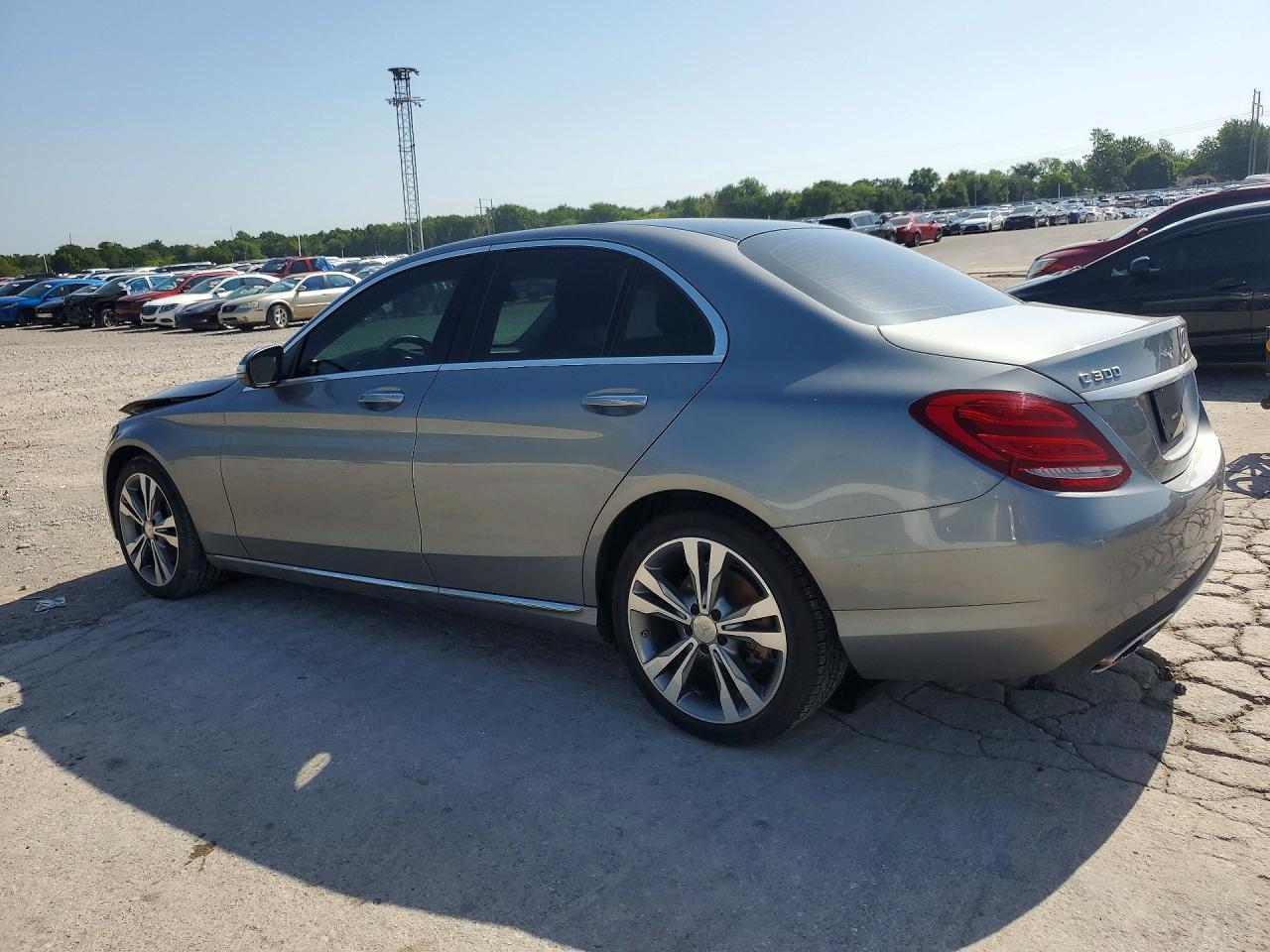 2015 Mercedes-benz C 300 4matic Silver vin: 55SWF4KB5FU013866
