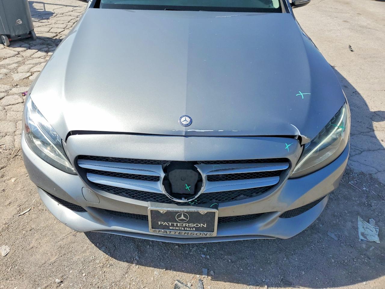 2015 Mercedes-benz C 300 4matic Silver vin: 55SWF4KB5FU013866