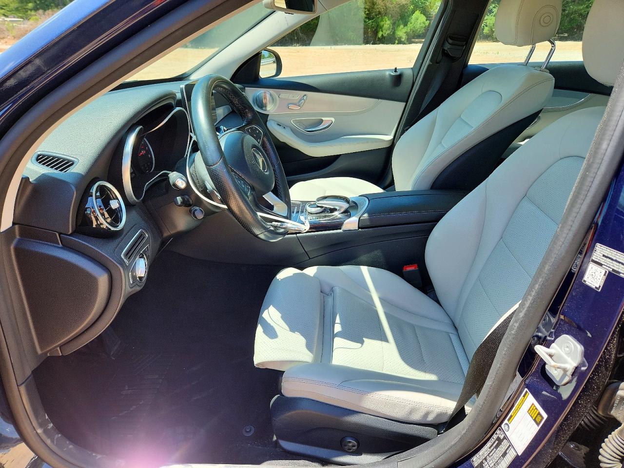 2015 Mercedes-benz C 300 4matic Blue vin: 55SWF4KB5FU018808