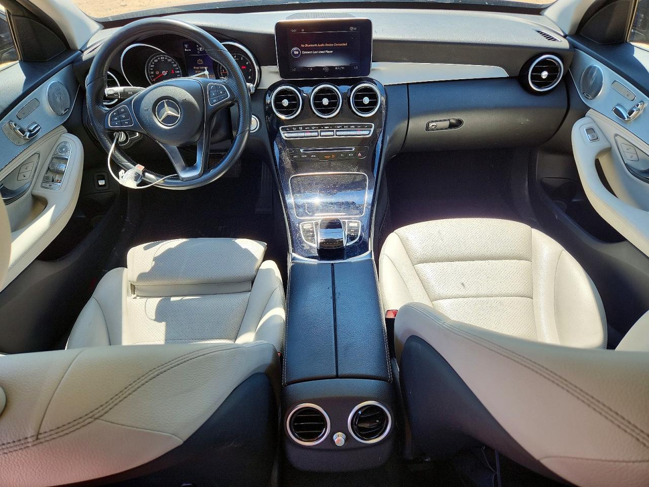 2015 Mercedes-benz C 300 4matic Blue vin: 55SWF4KB5FU018808