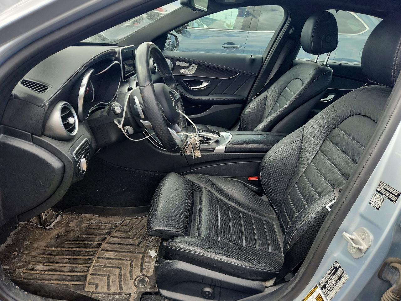 2015 Mercedes-benz C 300 4matic Silver vin: 55SWF4KB5FU072173