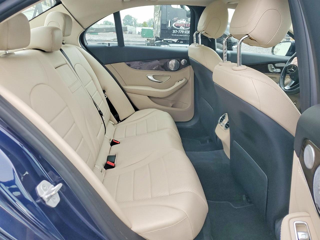 2015 Mercedes-benz C 300 4matic Blue vin: 55SWF4KB5FU078989