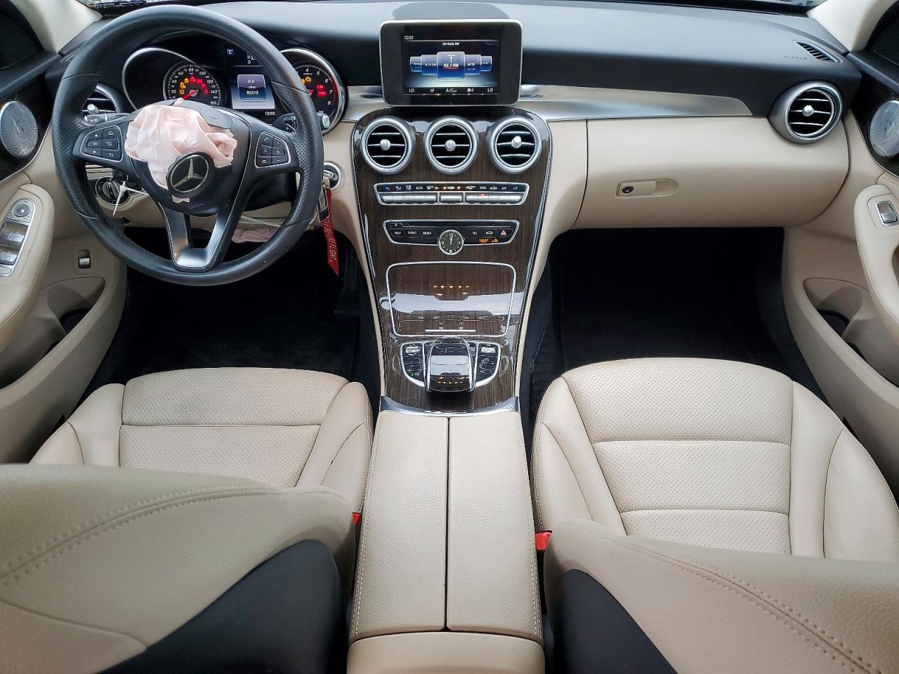 2015 Mercedes-benz C 300 4matic Blue vin: 55SWF4KB5FU078989
