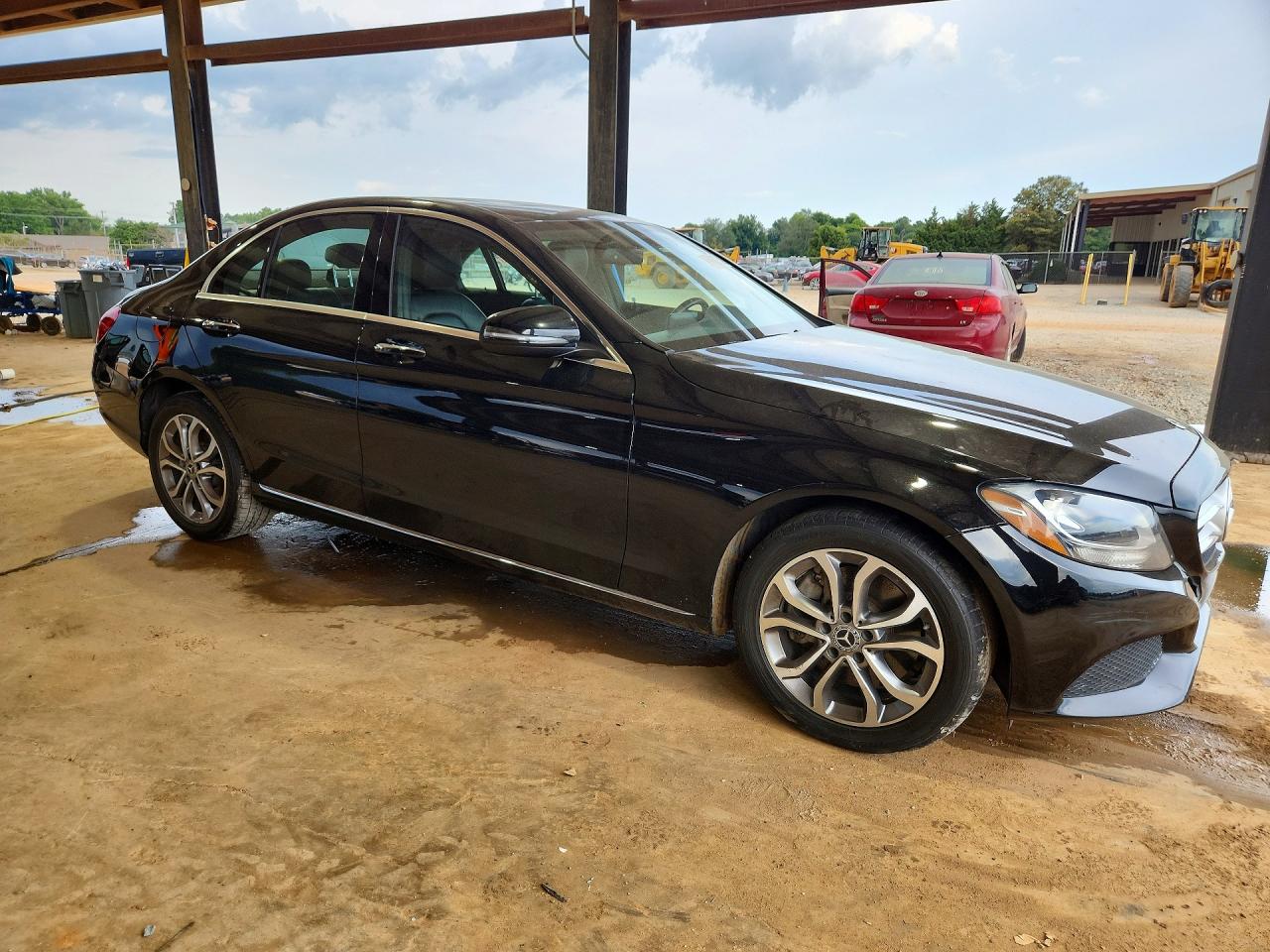 2018 Mercedes-benz C 300 4matic Black vin: 55SWF4KB5JU270681