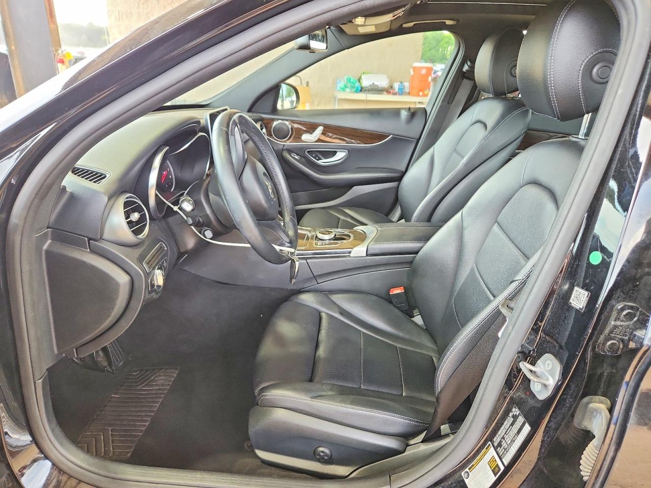 2018 Mercedes-benz C 300 4matic Black vin: 55SWF4KB5JU270681