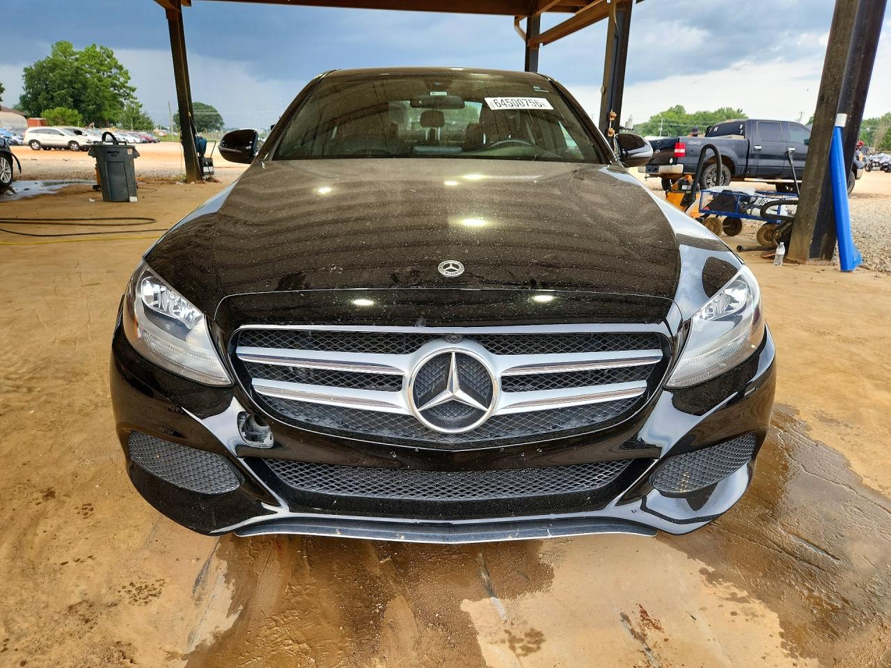 2018 Mercedes-benz C 300 4matic Black vin: 55SWF4KB5JU270681