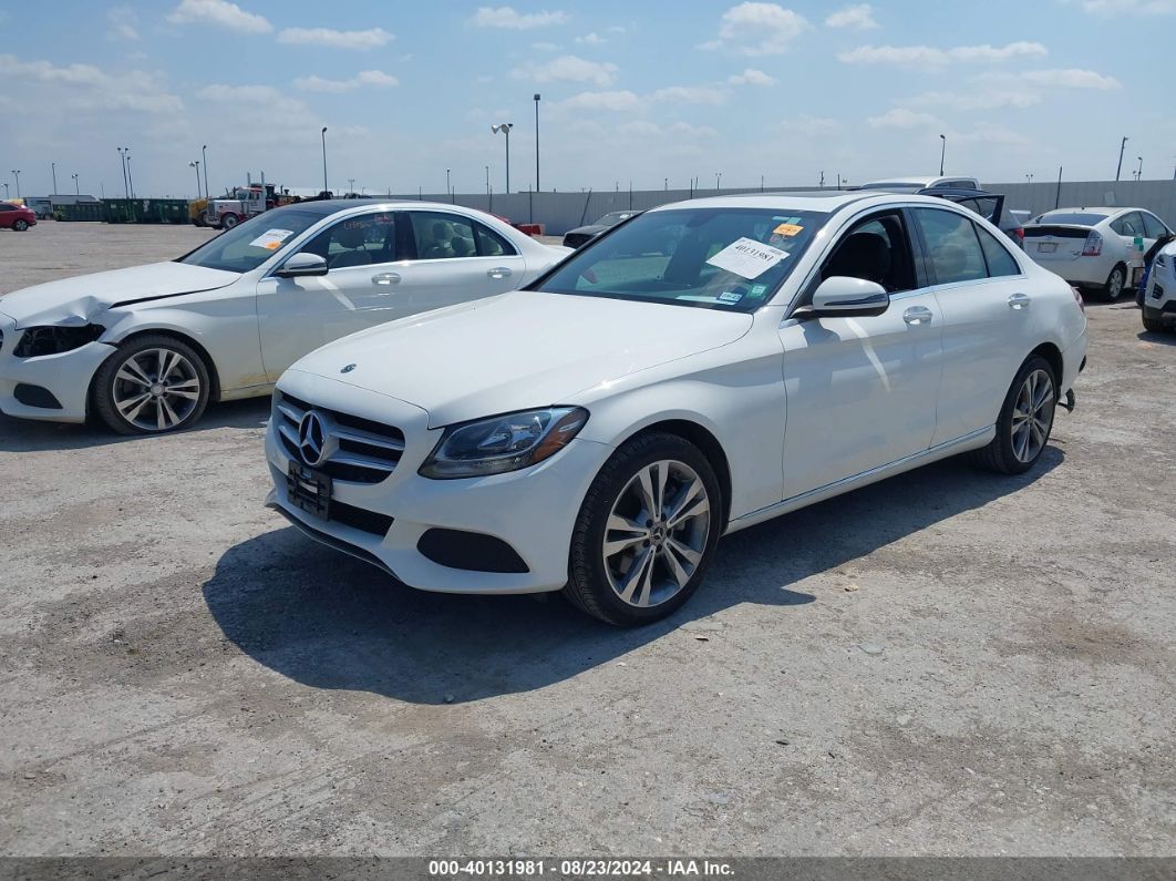 2018 Mercedes-benz C 300 4matic White vin: 55SWF4KB5JU274925