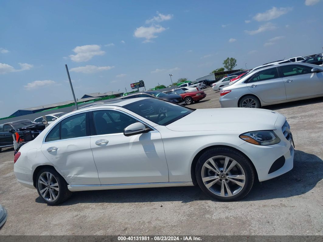 2018 Mercedes-benz C 300 4matic White vin: 55SWF4KB5JU274925