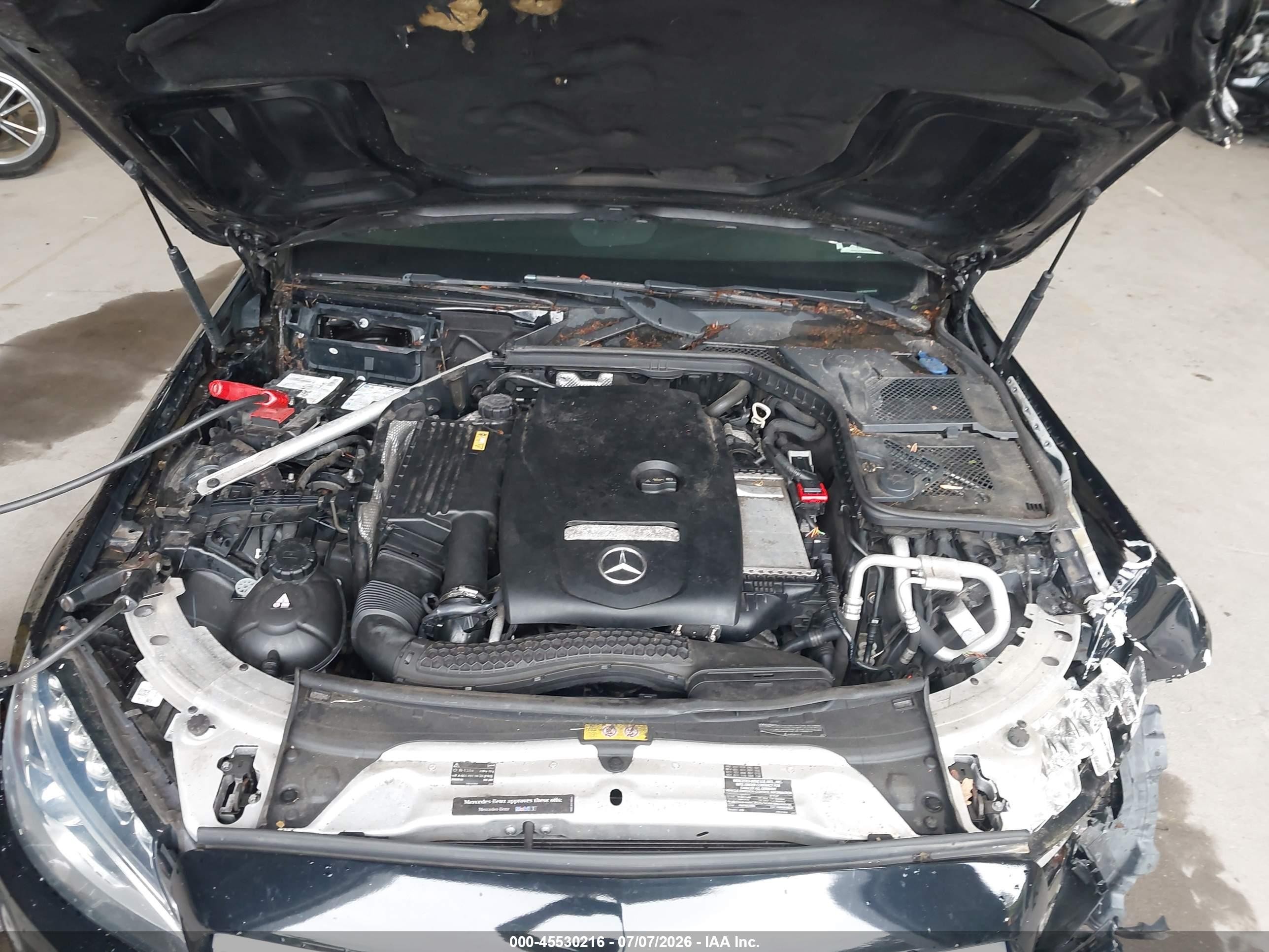 2015 Mercedes-benz C 300 4matic Black vin: 55SWF4KB6FU002228
