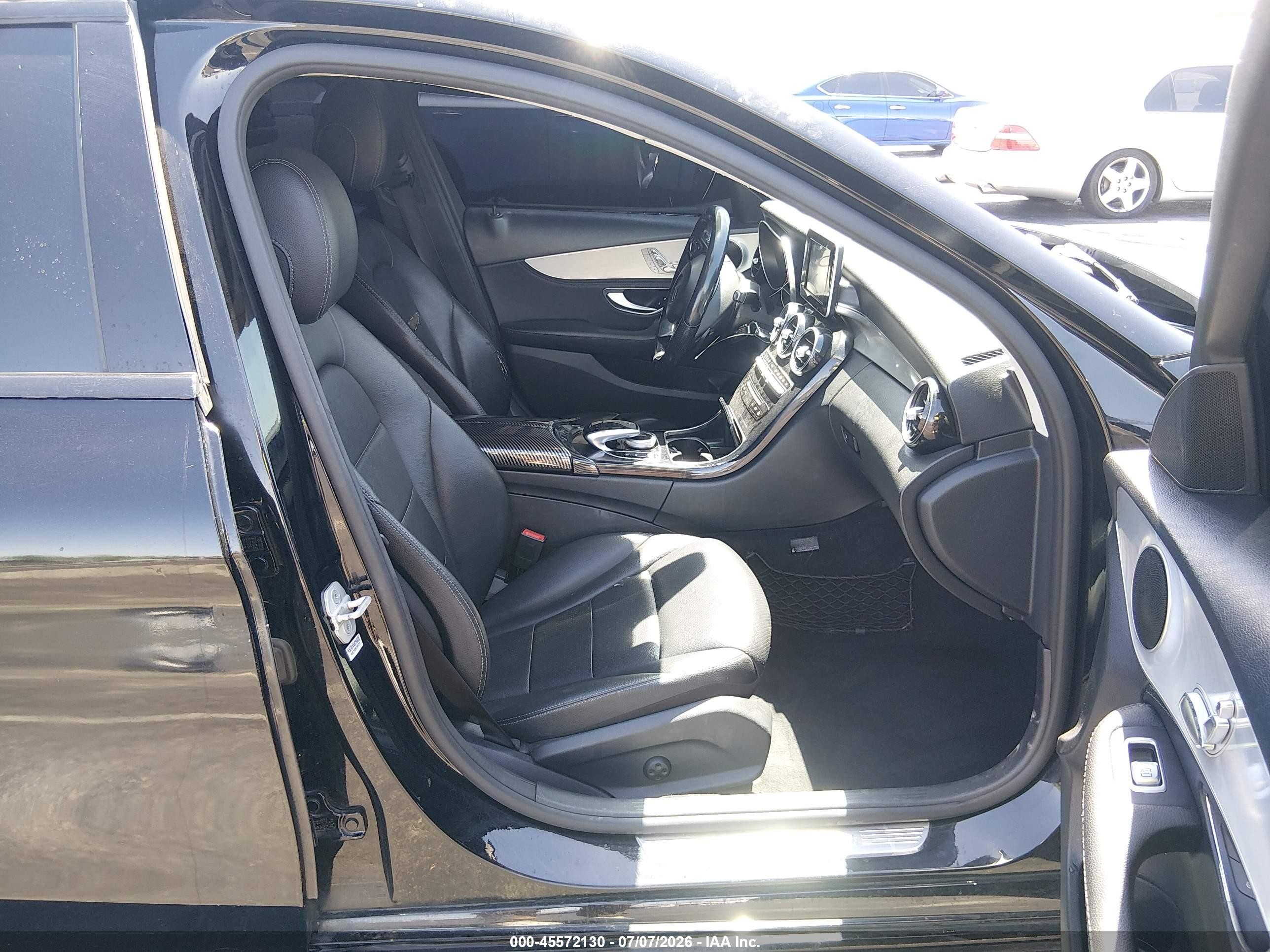 2015 Mercedes-benz C 300 4matic/luxury 4matic/sport 4matic Black vin: 55SWF4KB6FU006926
