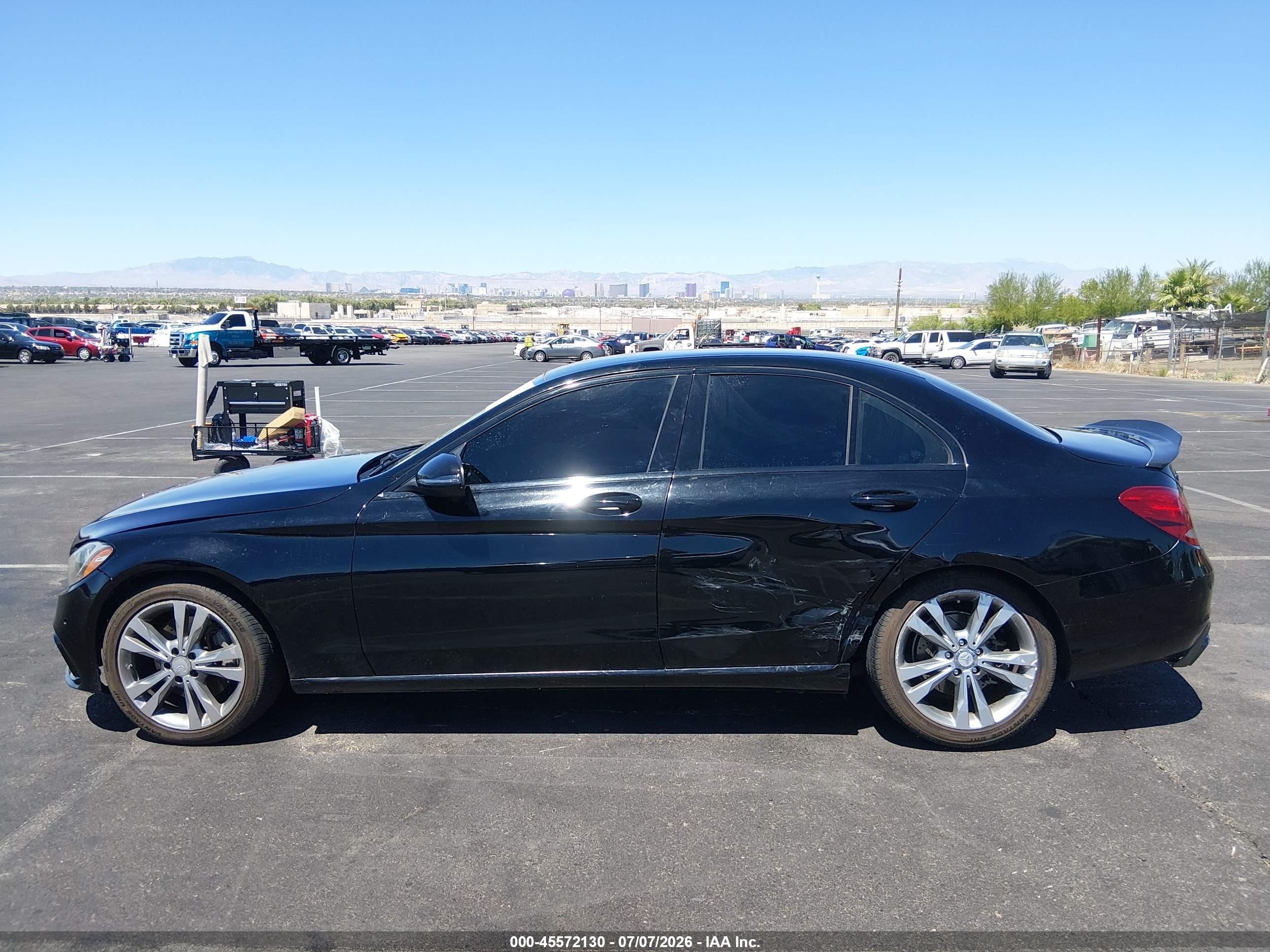2015 Mercedes-benz C 300 4matic/luxury 4matic/sport 4matic Black vin: 55SWF4KB6FU006926