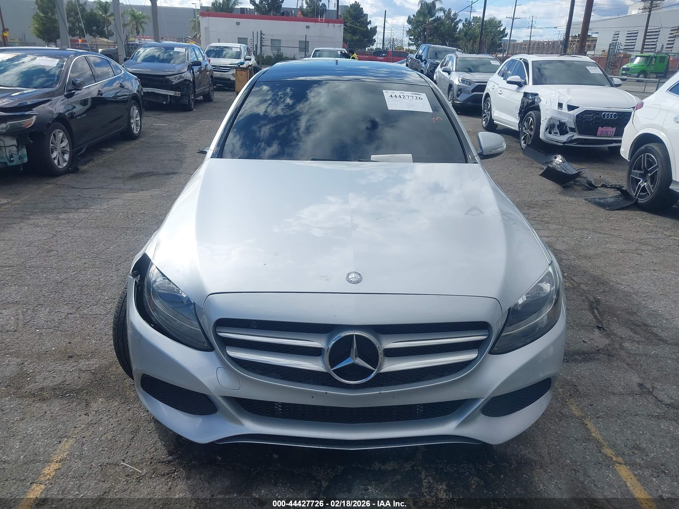 2015 Mercedes-benz C 300 4matic Silver vin: 55SWF4KB6FU014508
