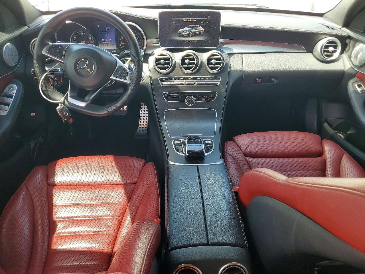 2015 Mercedes-benz C 300 4matic White vin: 55SWF4KB6FU015075