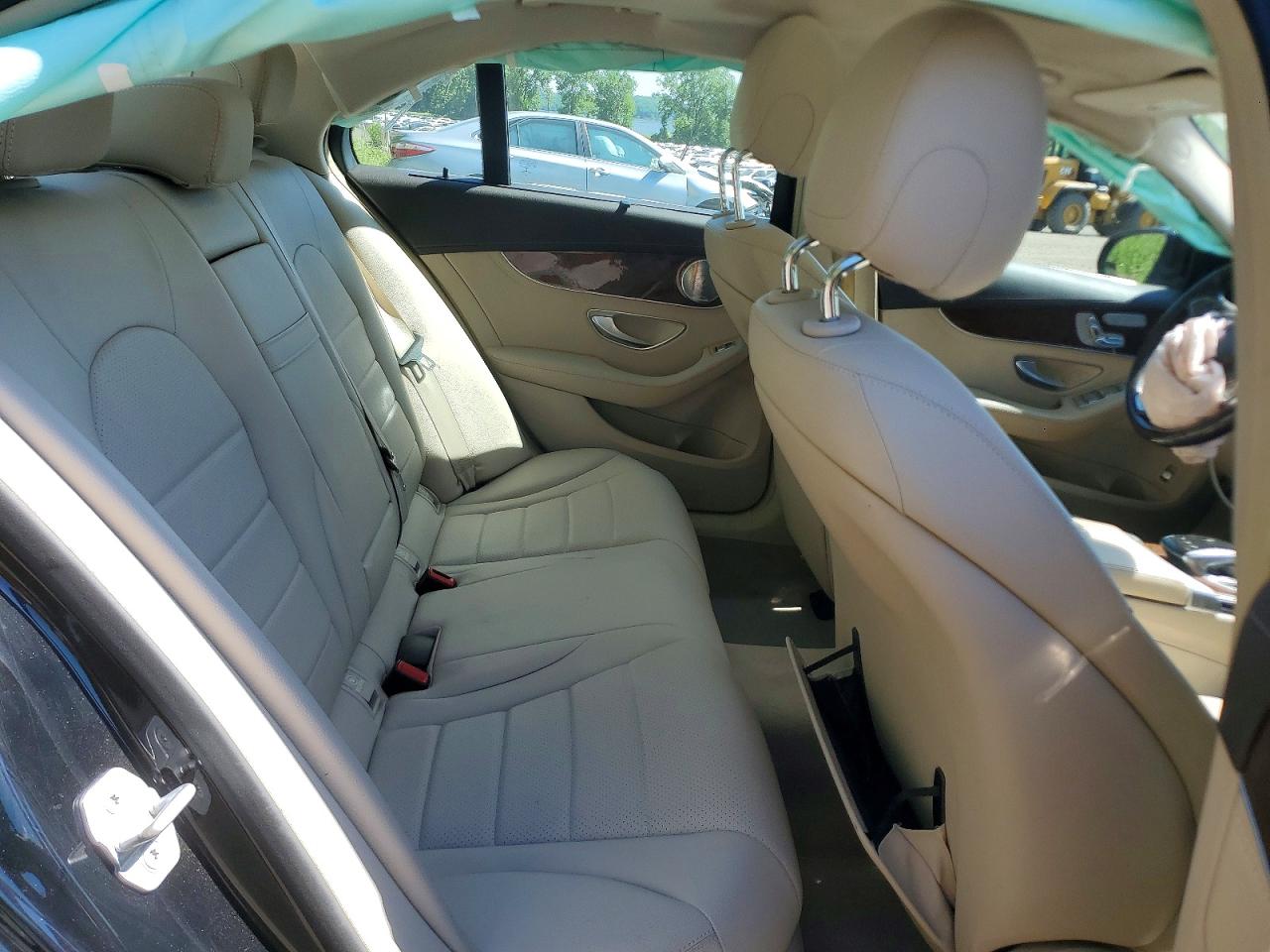 2015 Mercedes-benz C 300 4matic Black vin: 55SWF4KB6FU022074