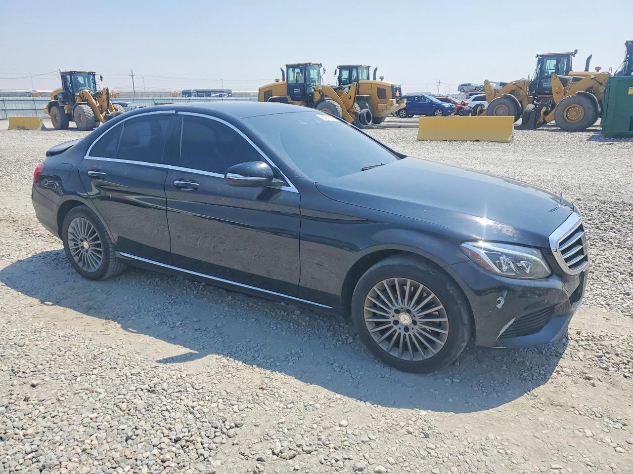 2015 Mercedes-benz C 300 4matic Black vin: 55SWF4KB6FU031969