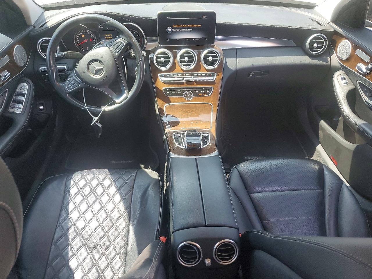 2015 Mercedes-benz C 300 4matic Black vin: 55SWF4KB6FU031969