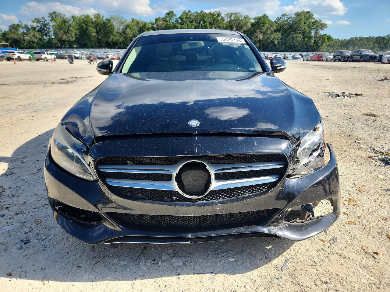 2015 Mercedes-benz C 300 4matic Black vin: 55SWF4KB6FU042373