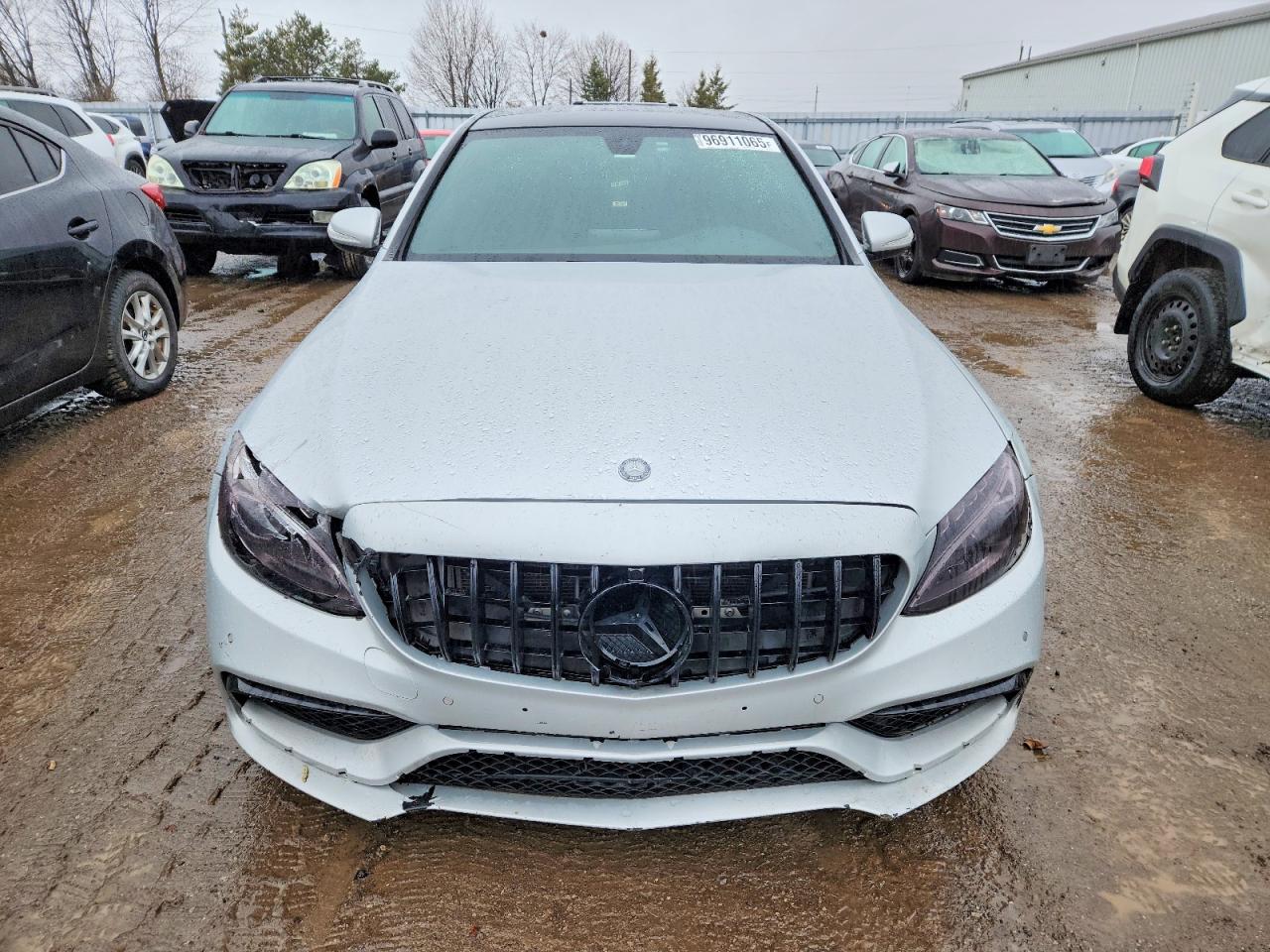 2015 Mercedes-benz C 300 4matic Silver vin: 55SWF4KB6FU045001