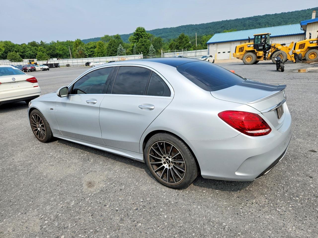 2015 Mercedes-benz C 300 4matic Silver vin: 55SWF4KB6FU073199