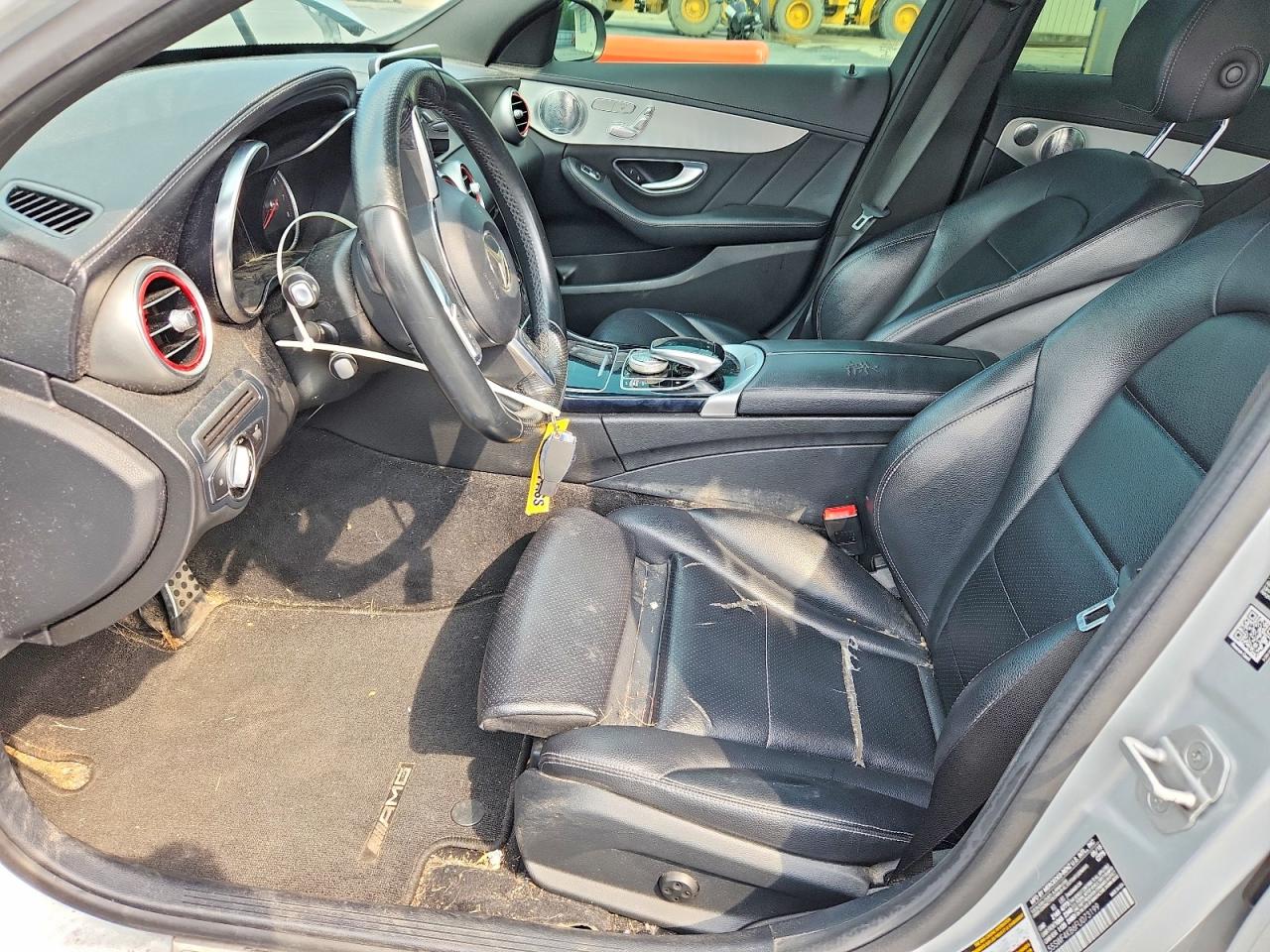 2015 Mercedes-benz C 300 4matic Silver vin: 55SWF4KB6FU073199
