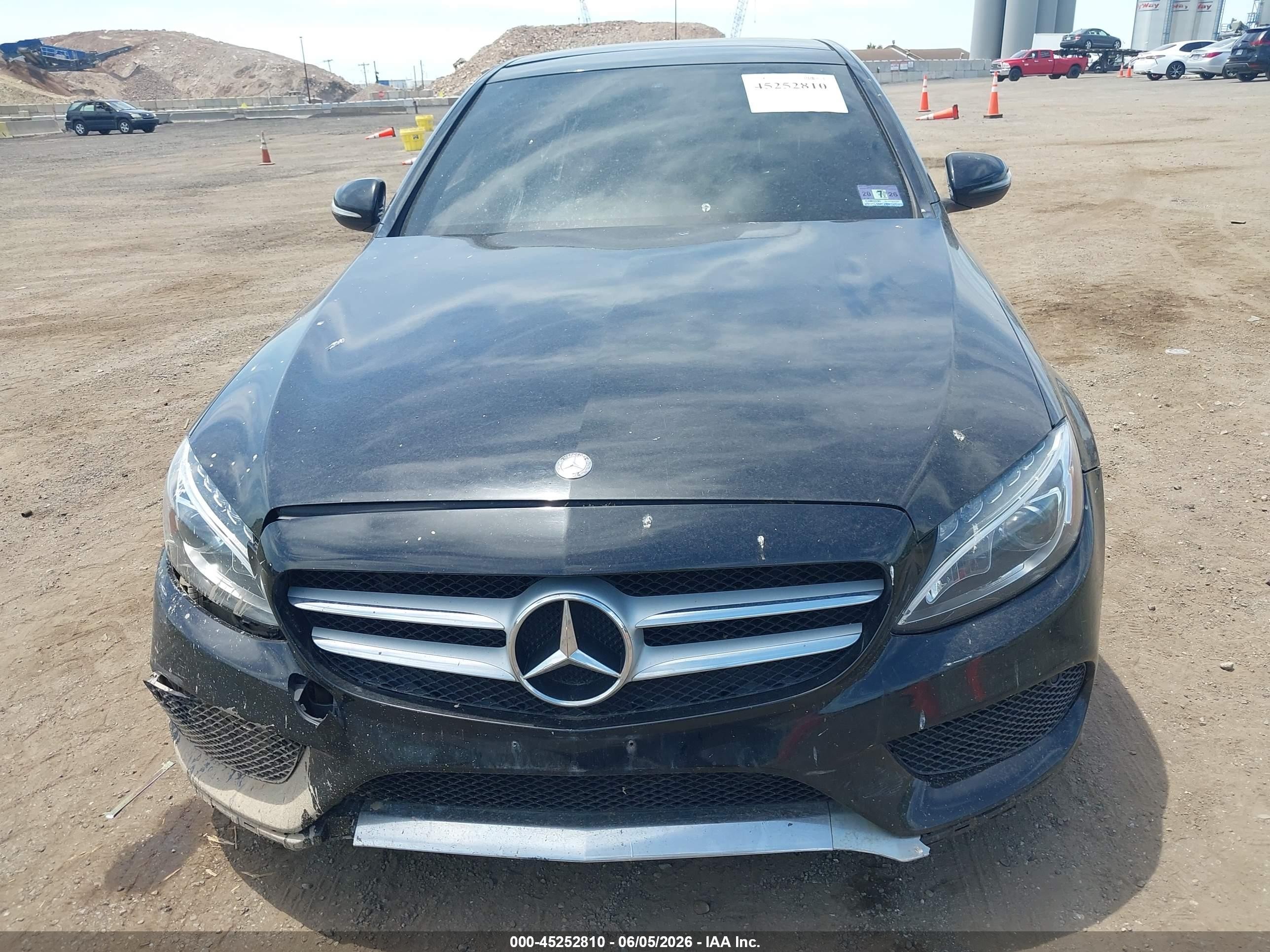 2015 Mercedes-benz C 300 Sport 4matic Черный vin: 55SWF4KB7FU004828