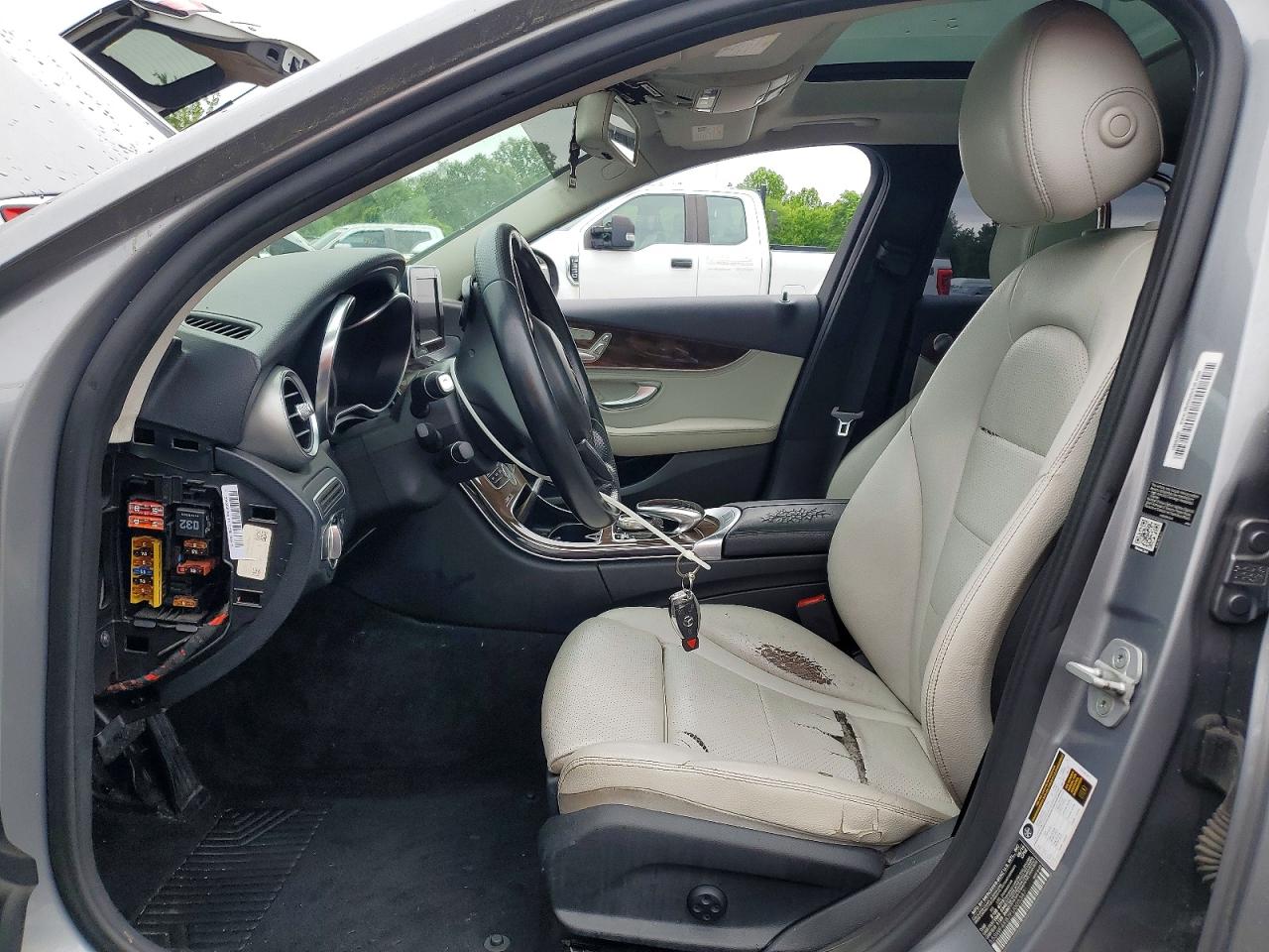 2015 Mercedes-benz C 300 4matic Gray vin: 55SWF4KB7FU005347