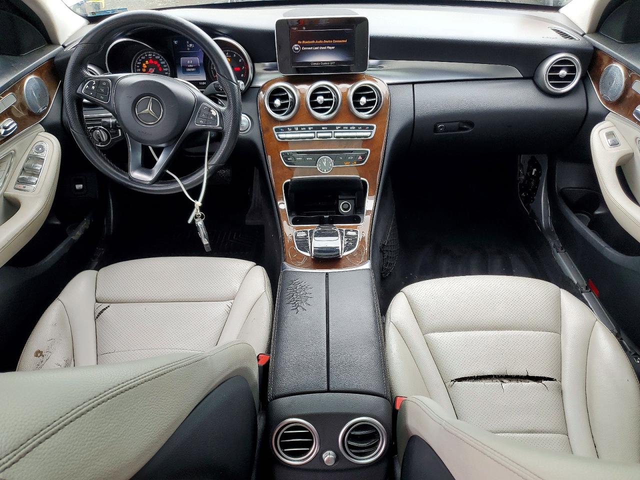 2015 Mercedes-benz C 300 4matic Gray vin: 55SWF4KB7FU005347