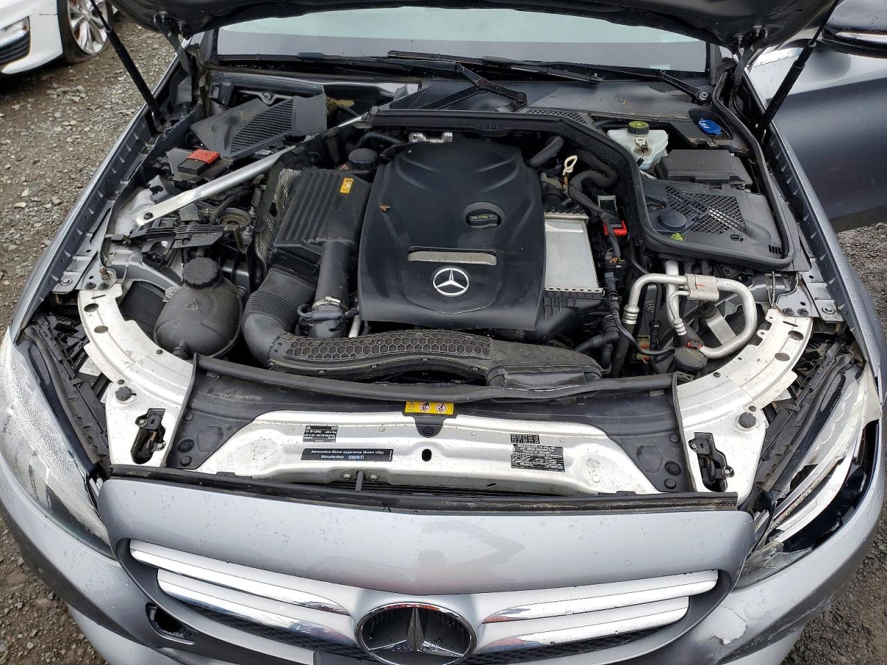 2015 Mercedes-benz C 300 4matic Gray vin: 55SWF4KB7FU005347