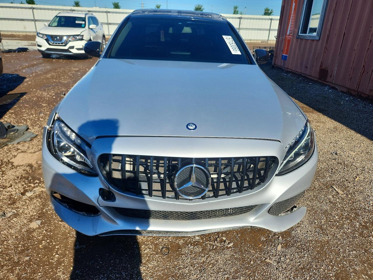 2015 Mercedes-benz C 300 4matic Silver vin: 55SWF4KB7FU012427
