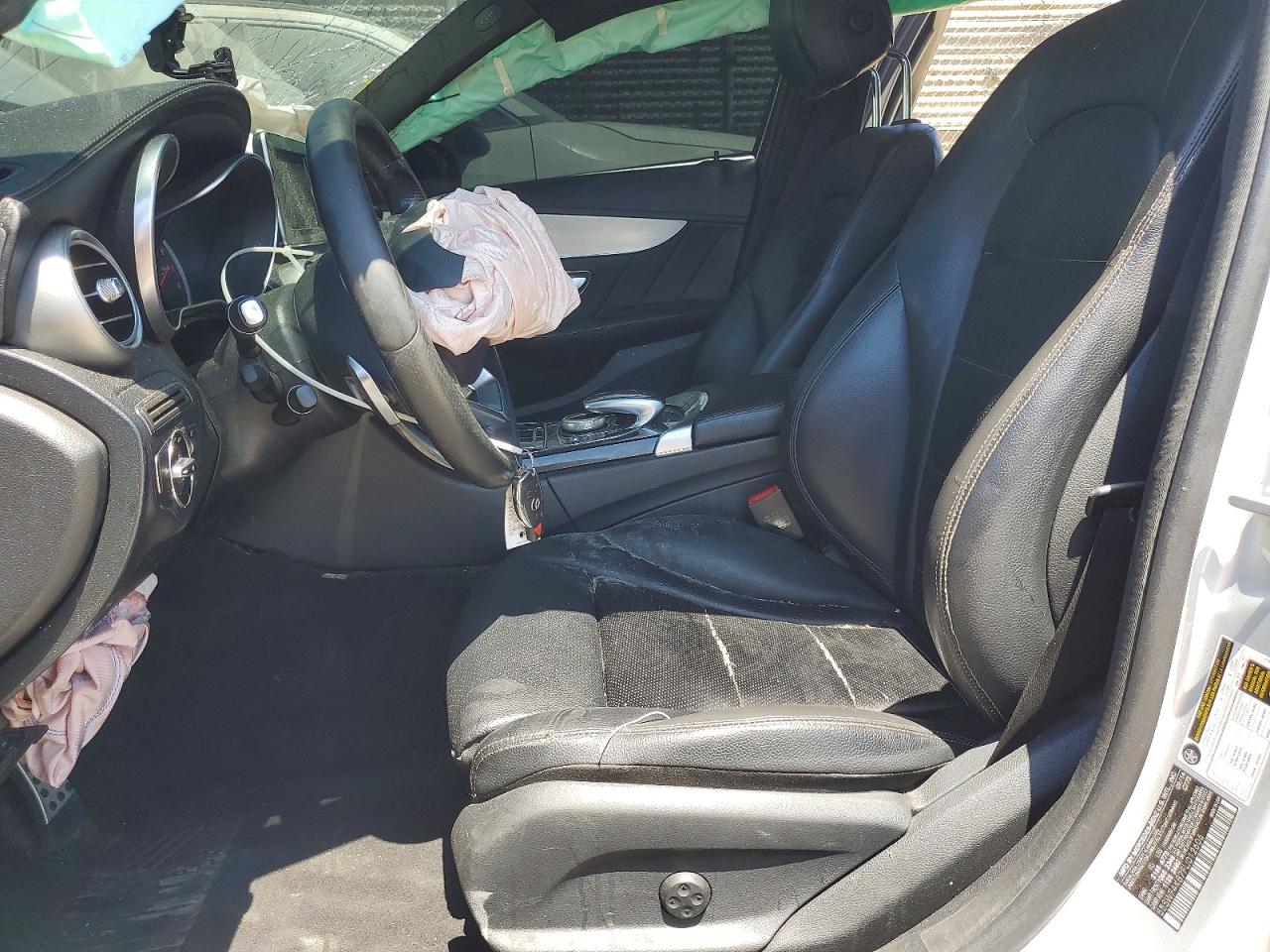 2015 Mercedes-benz C 300 4matic Silver vin: 55SWF4KB7FU012606