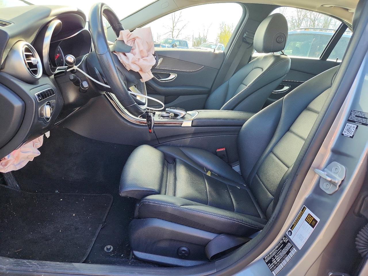 2015 Mercedes-benz C 300 4matic Gray vin: 55SWF4KB7FU013254
