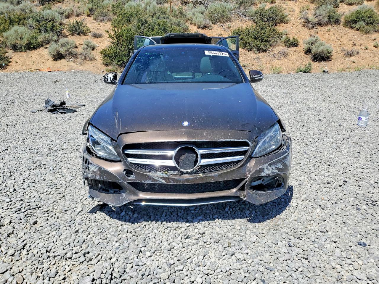 2015 Mercedes-benz C 300 4matic Brown vin: 55SWF4KB7FU025596